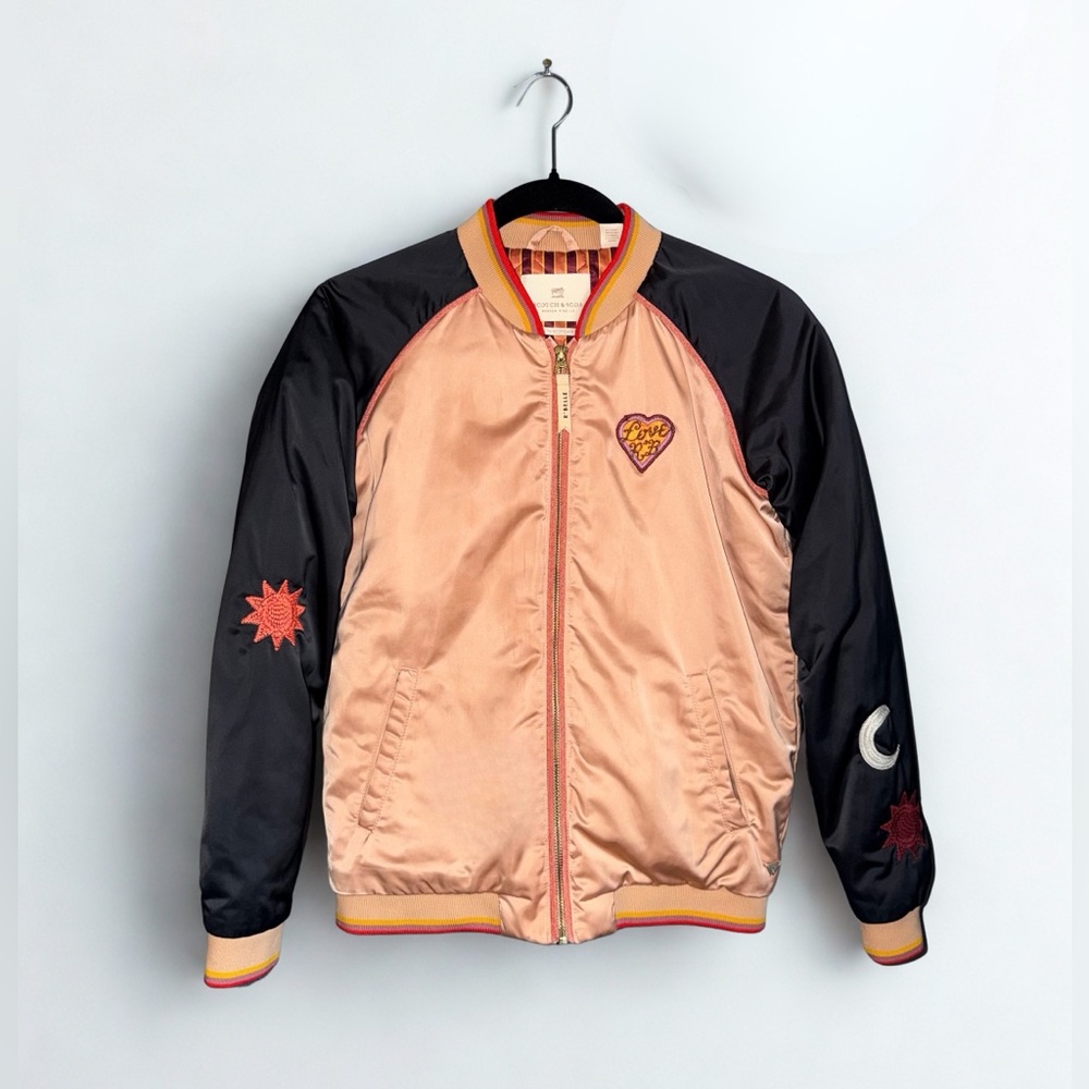 Scotch & Soda Satin Bomber Jacket 14
